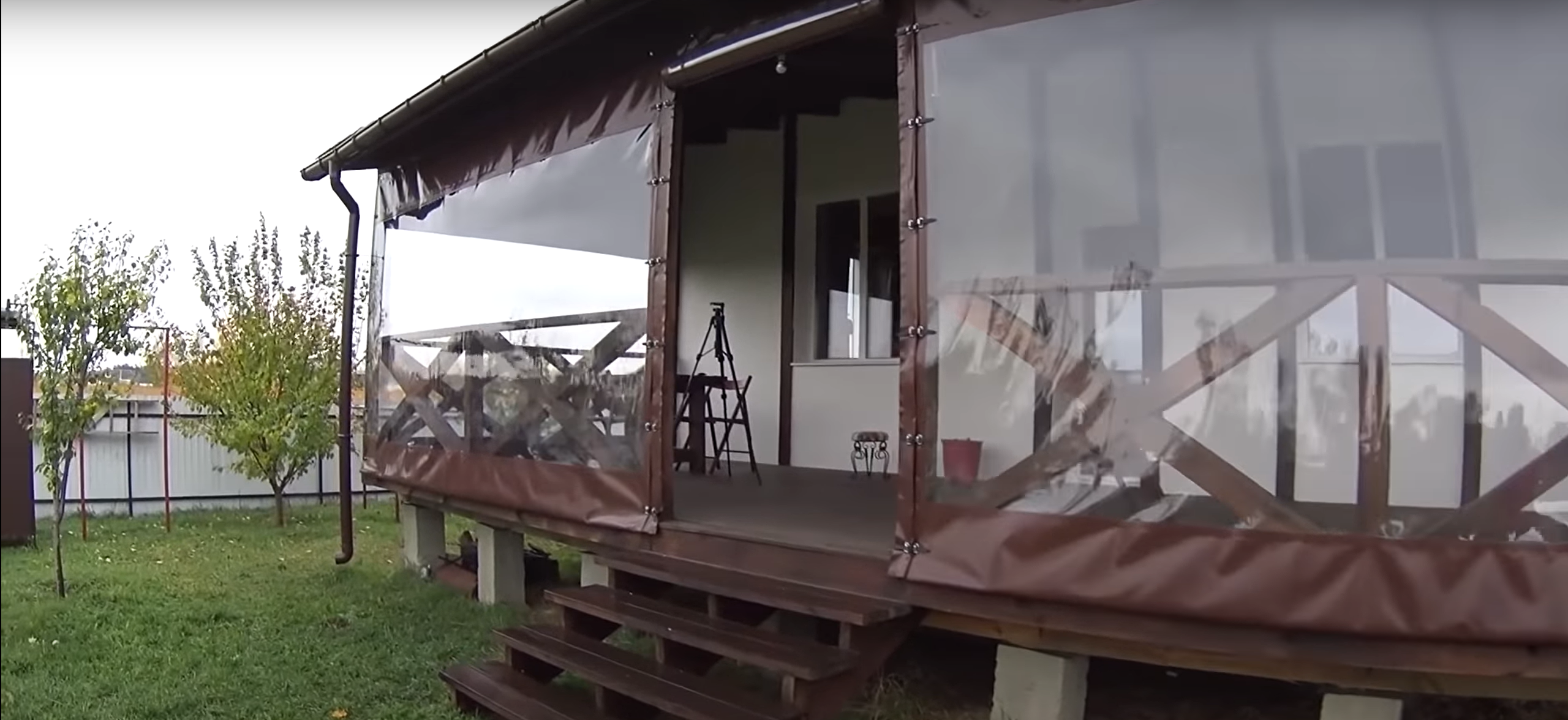 Мягкие окна для веранды